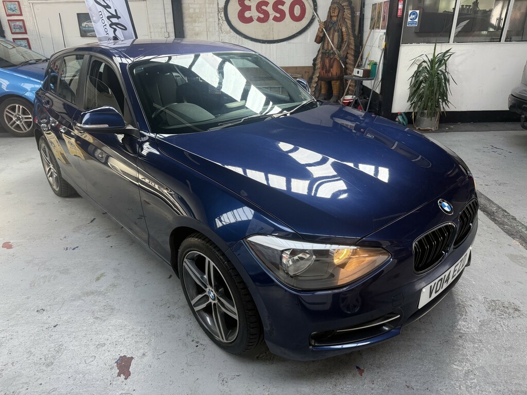 BMW 1 Series Hatchback Blue #7