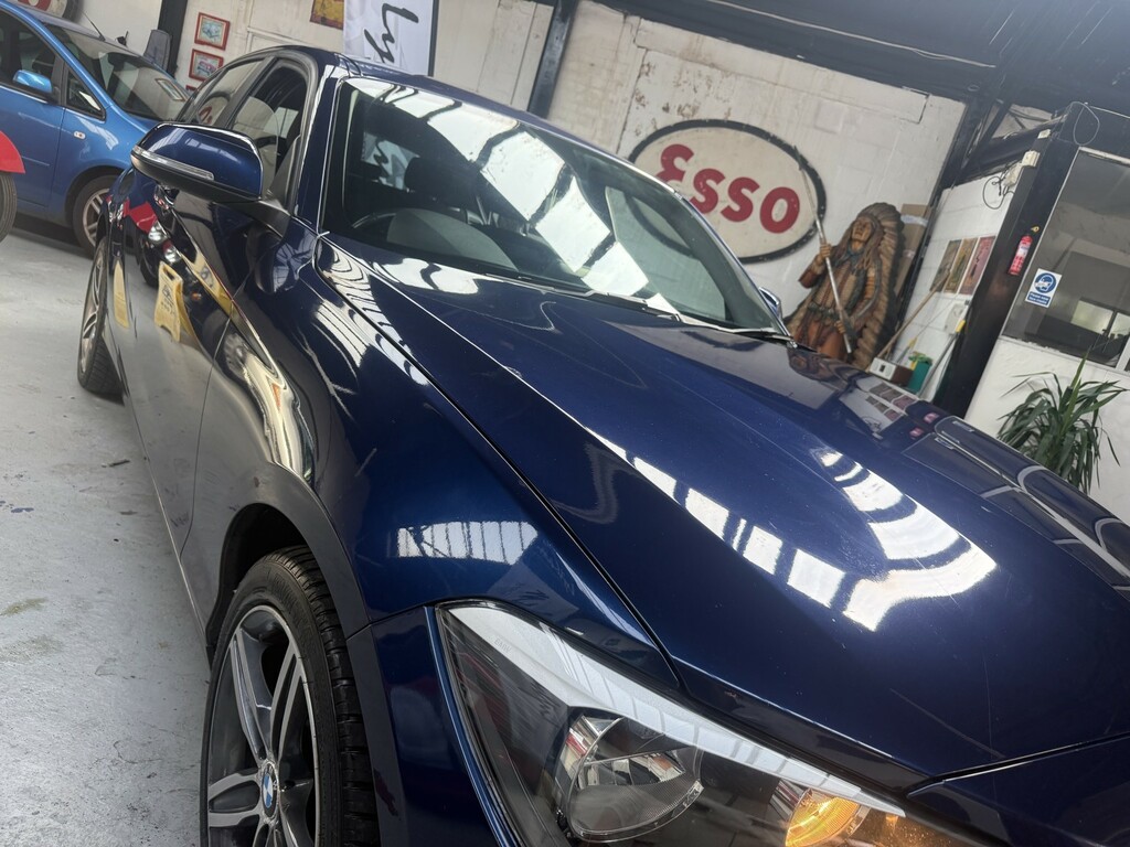 BMW 1 Series Hatchback Blue #12