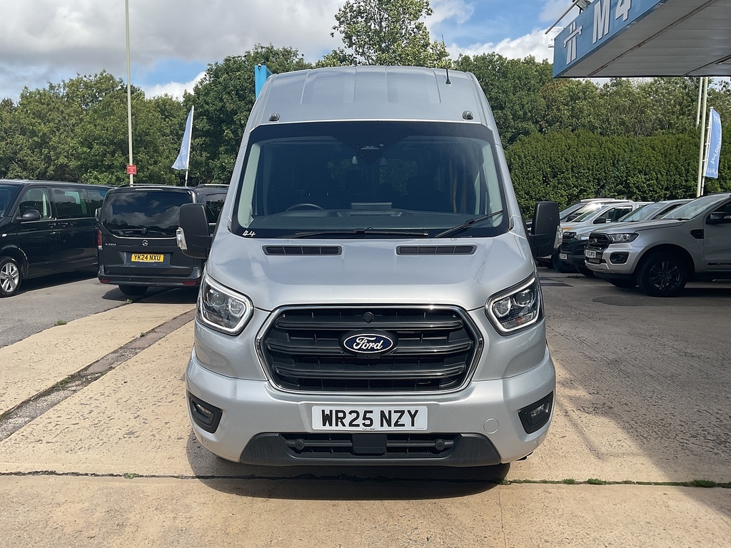 Ford Transit Custom 460 Ecoblue Limited 17 Seat Minibus U8464 U WR25NZY Silver #3