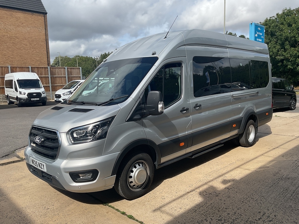 Ford Transit Custom 460 Ecoblue Limited 17 Seat Minibus U8464 U WR25NZY Silver #4