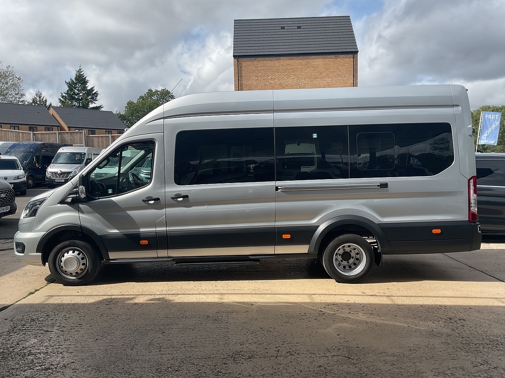 Ford Transit Custom 460 Ecoblue Limited 17 Seat Minibus U8464 U WR25NZY Silver #5