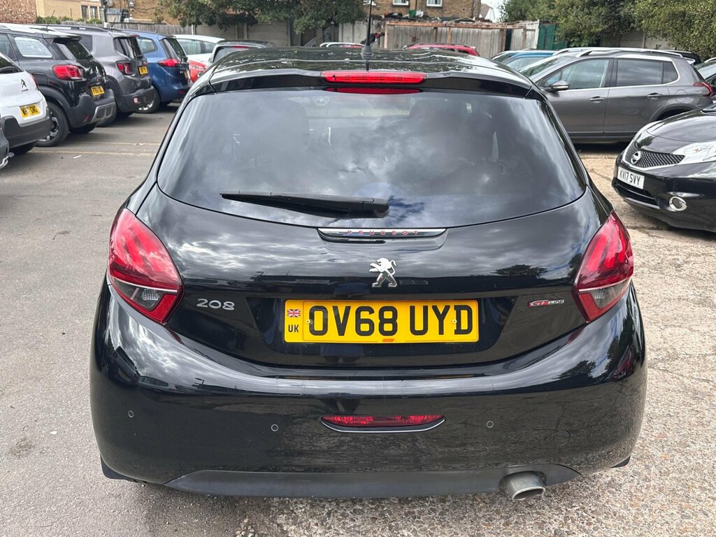 Peugeot 208 1.2 Puretech Gpf Gt Line Eat Euro 6 Ss Black #5
