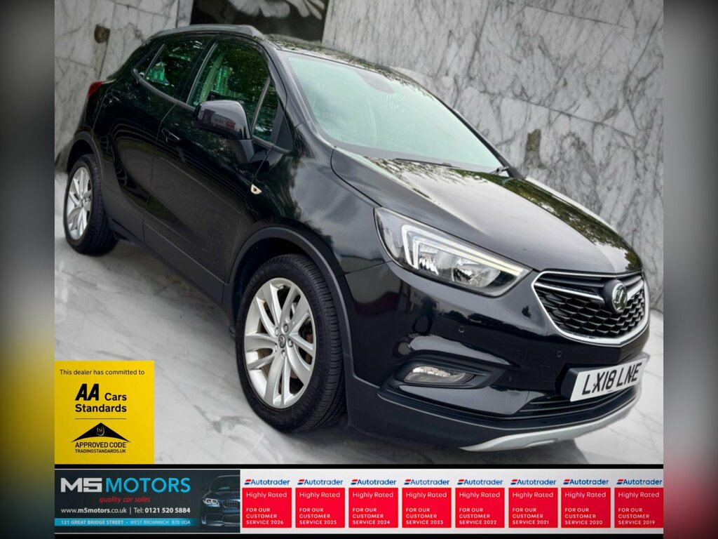 Vauxhall Mokka X 1.4I Turbo Ecotec Active Euro 6 Ss Black