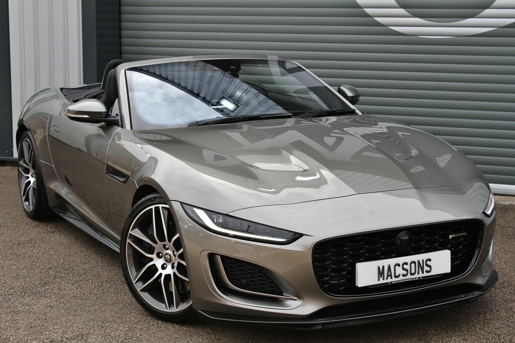 Jaguar F-Type Convertible 5.0 V8 R-dynamic P450 Awd 2021 Silver #6