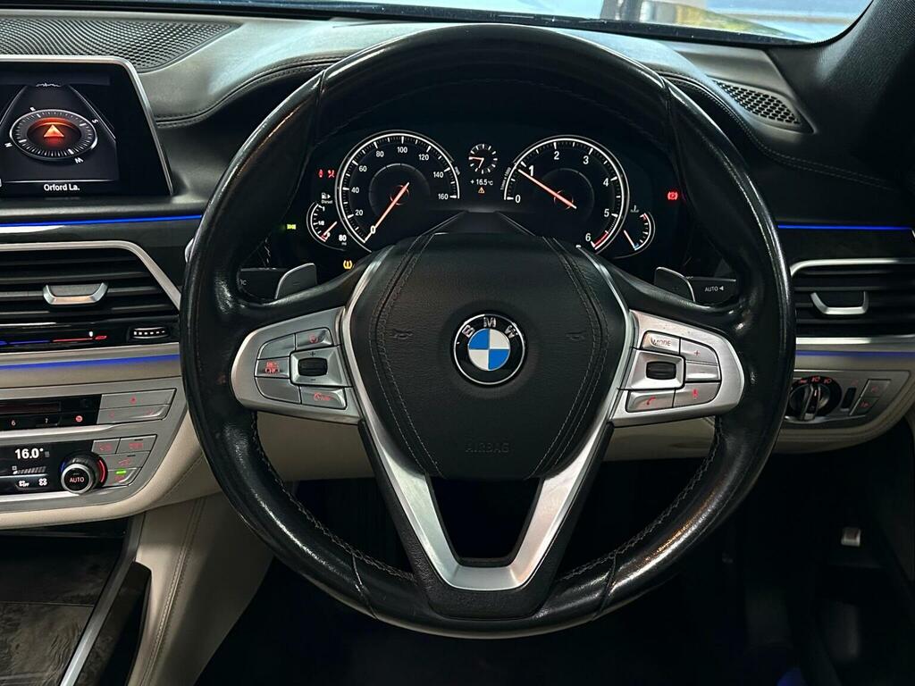 BMW 7 Series 740Ld Xdrive Black #18