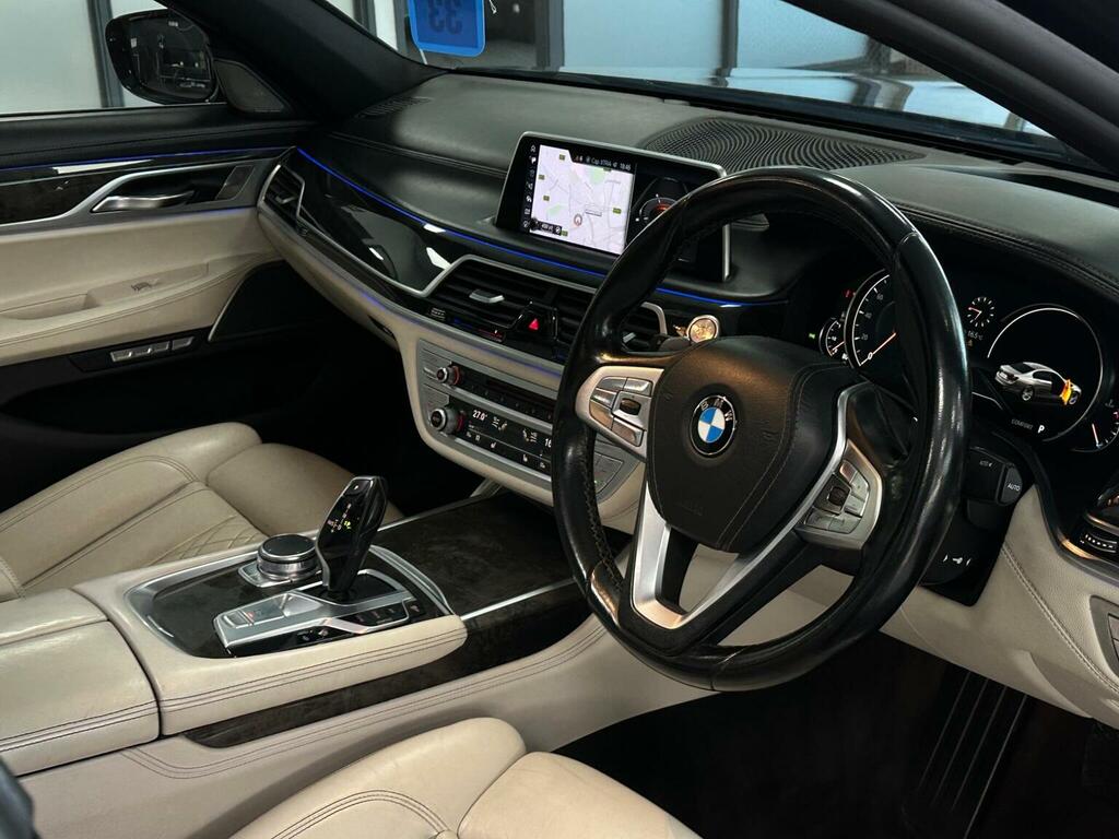 BMW 7 Series 740Ld Xdrive Black #19