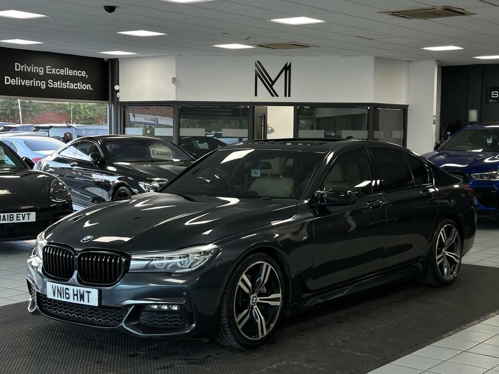 BMW 7 Series 740Ld Xdrive Black #7