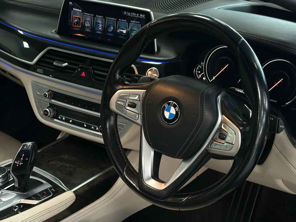 BMW 7 Series 740Ld Xdrive Black #15