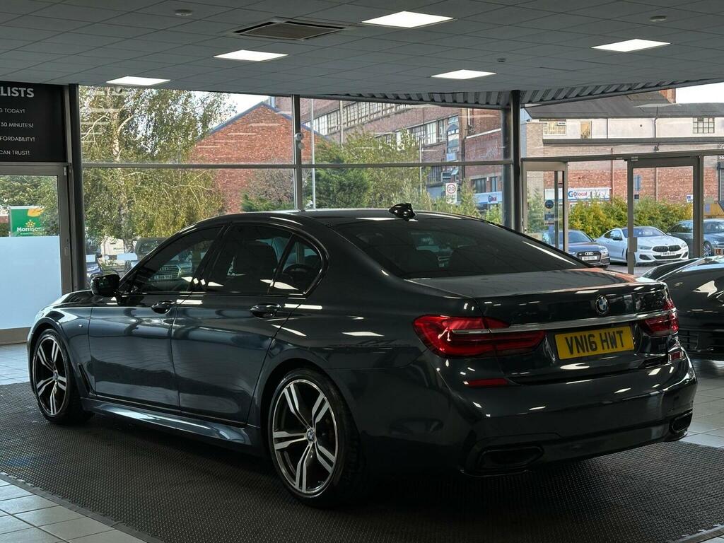 BMW 7 Series 740Ld Xdrive Black #8