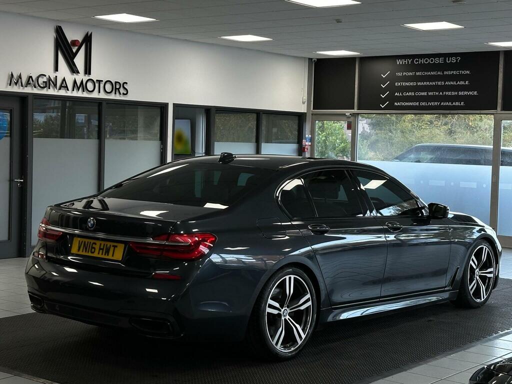 BMW 7 Series 740Ld Xdrive Black #13