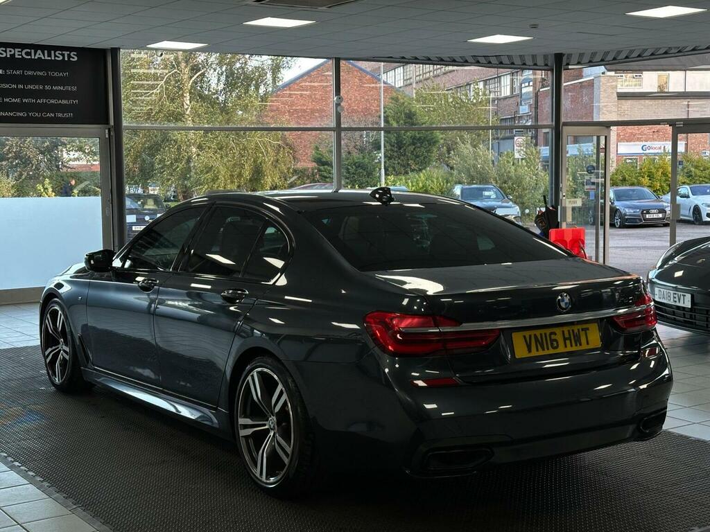 BMW 7 Series 740Ld Xdrive Black #9