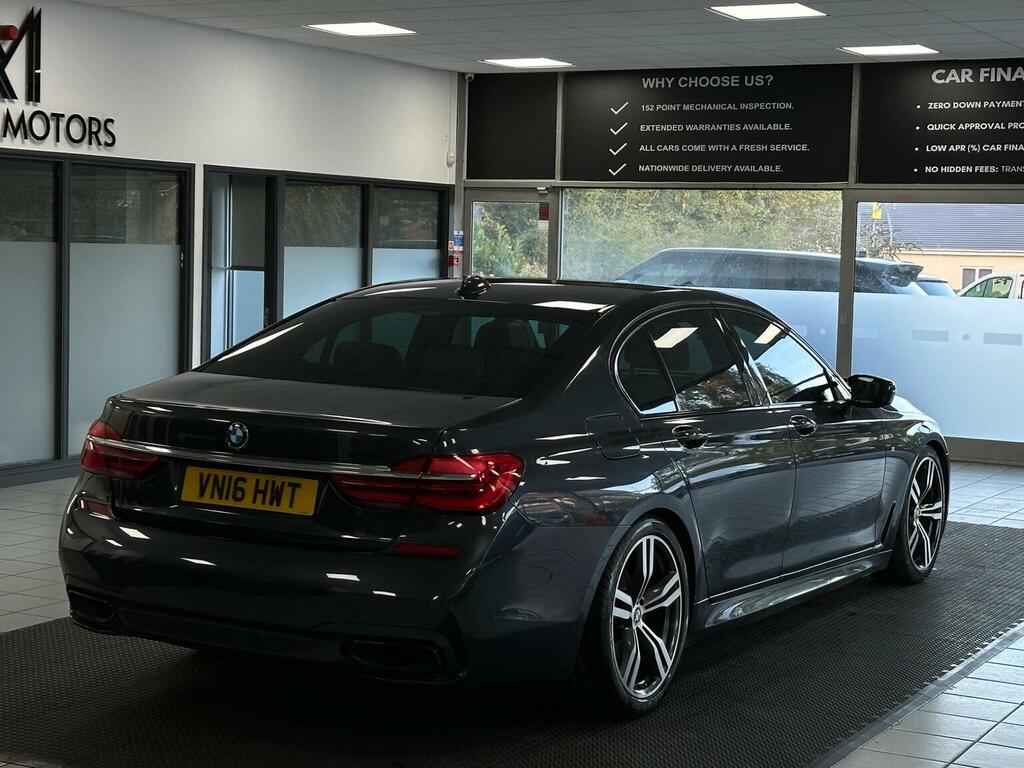 BMW 7 Series 740Ld Xdrive Black #14