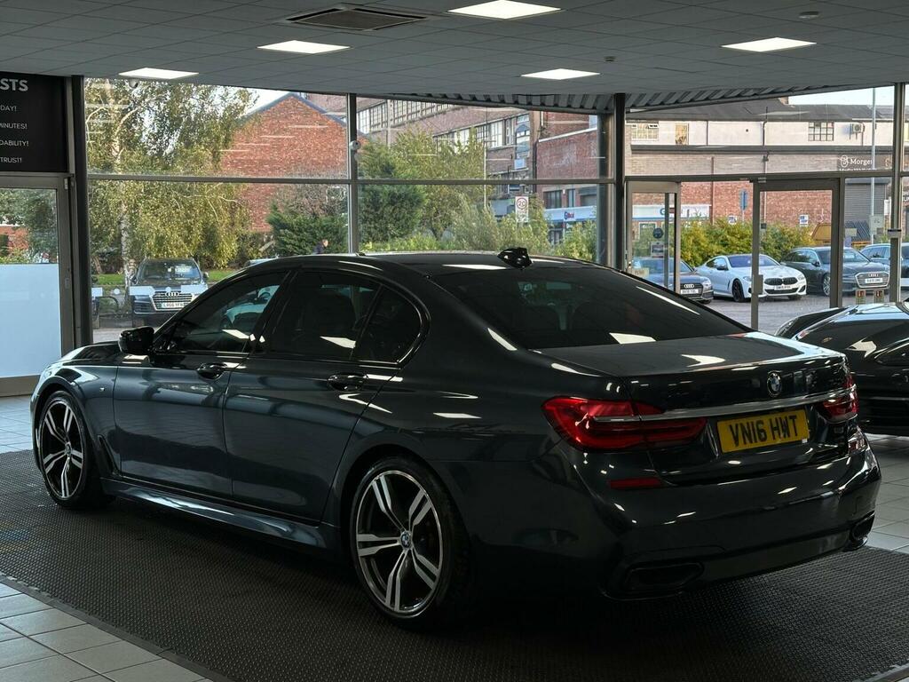 BMW 7 Series 740Ld Xdrive Black #10