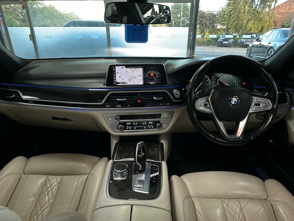 BMW 7 Series 740Ld Xdrive Black #16