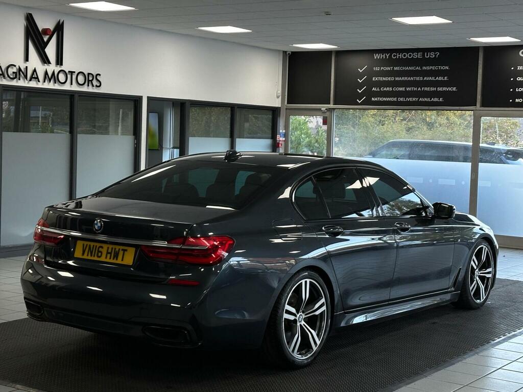 BMW 7 Series 740Ld Xdrive Black #12