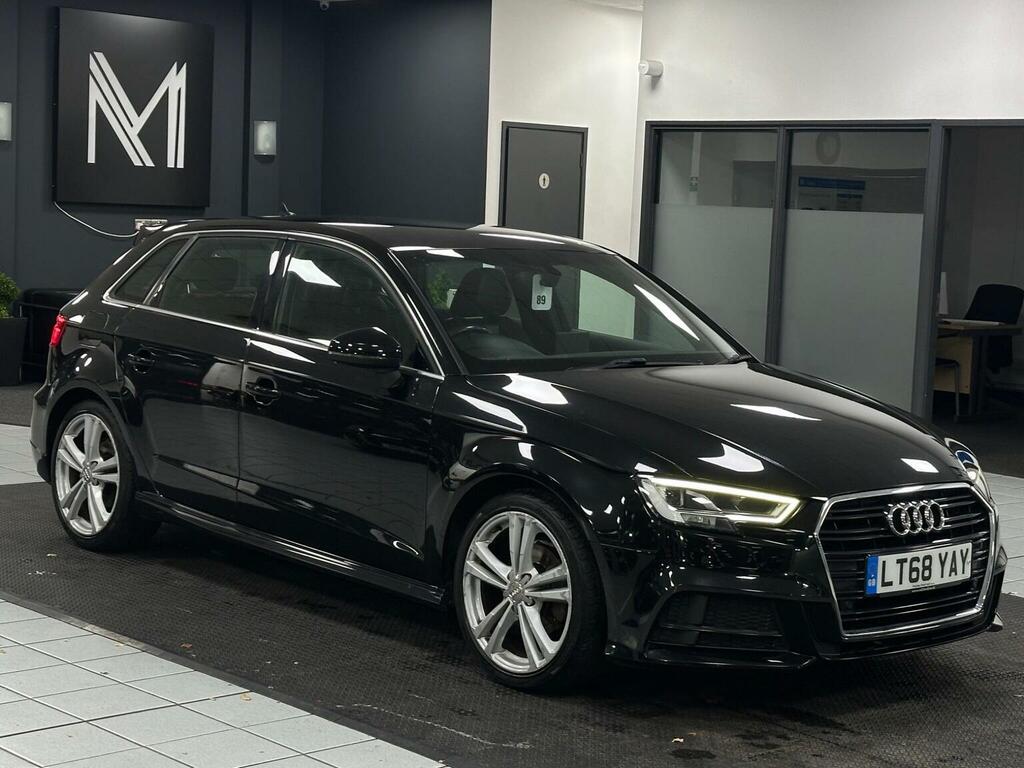Audi A3 Hatchback 1.5 Tfsi Cod 35 S Line Sportback S Troni Black #2