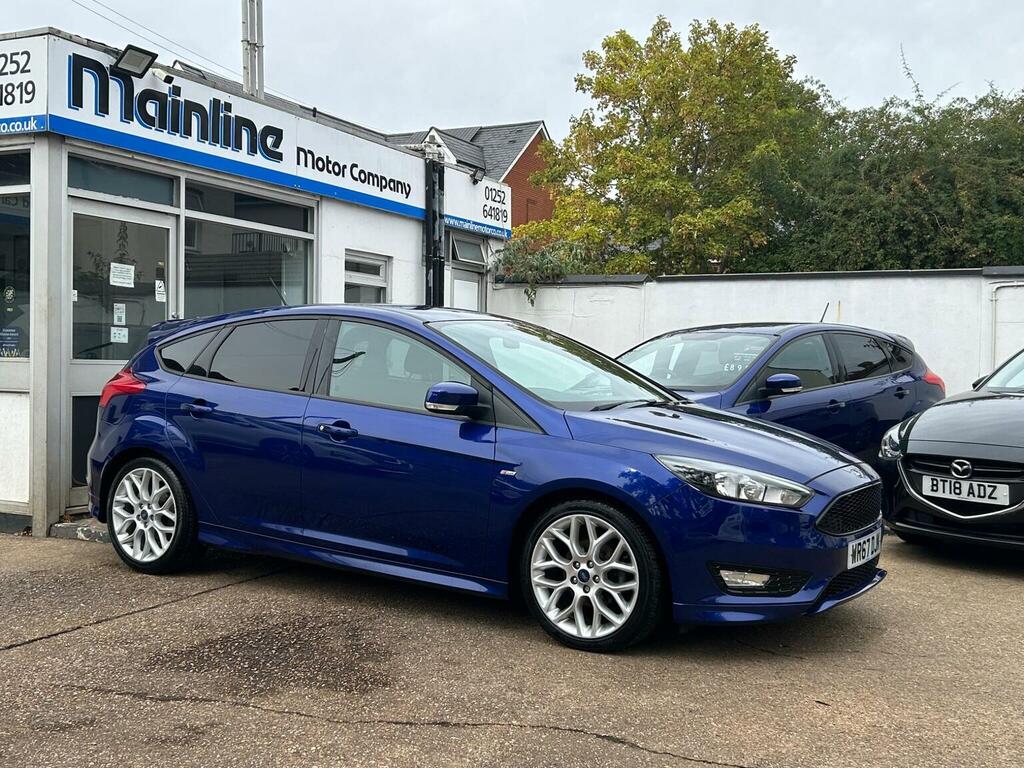 Ford Focus Hatchback 1.5 Tdci St-line Euro 6 Ss 2017 WR67DJK Blue