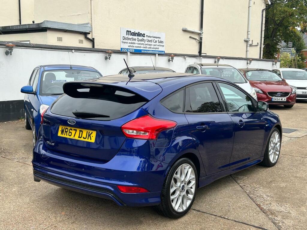 Ford Focus Hatchback 1.5 Tdci St-line Euro 6 Ss 2017 WR67DJK Blue #6