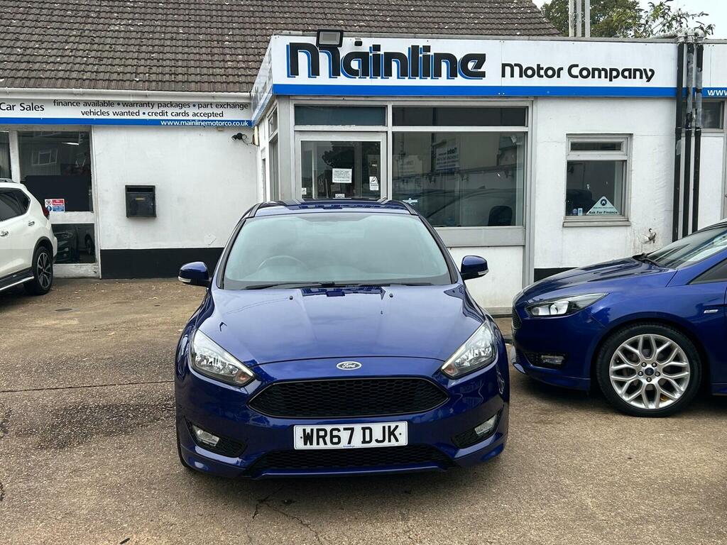 Ford Focus Hatchback 1.5 Tdci St-line Euro 6 Ss 2017 WR67DJK Blue #4