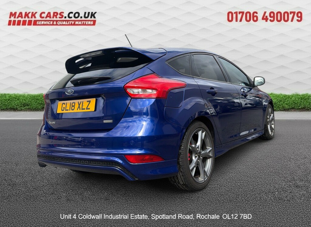 Ford Focus 1.0 T Ecoboost St-line X Blue #4