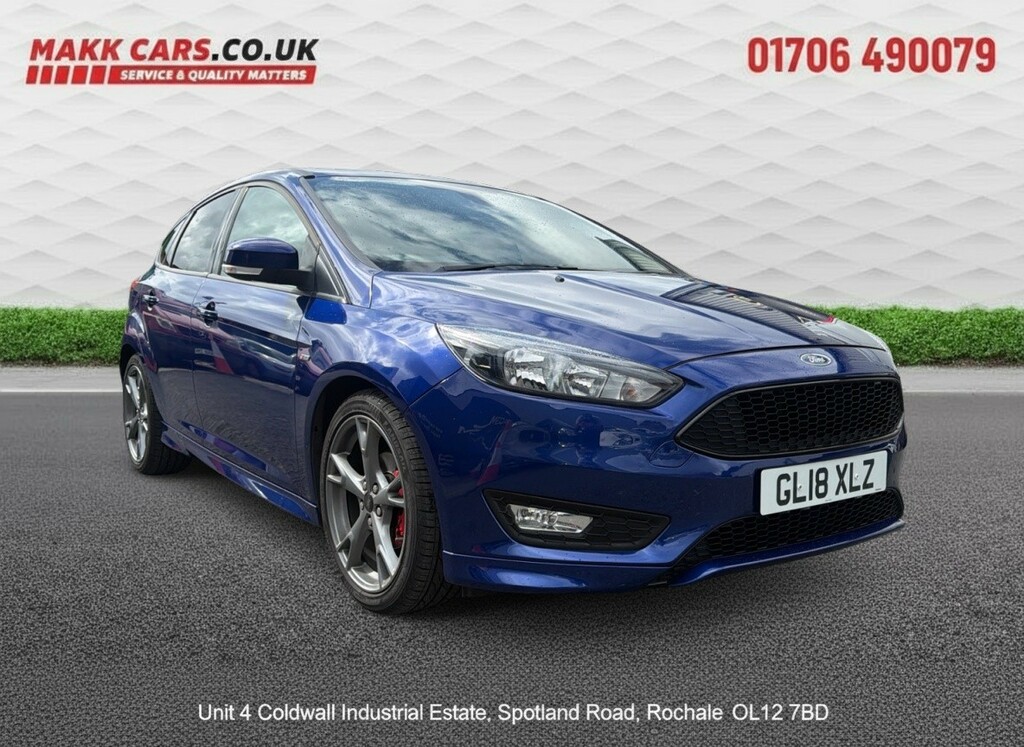 Ford Focus 1.0 T Ecoboost St-line X Blue