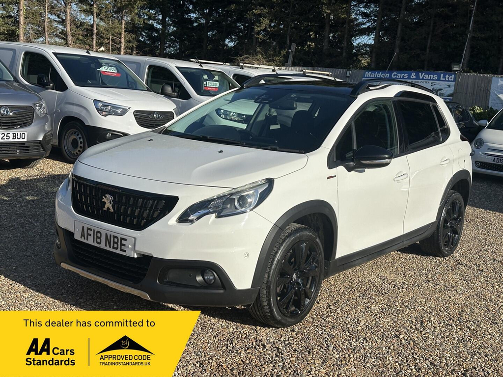 Peugeot 2008 1.2 Puretech Gt Line Euro 6 Ss White