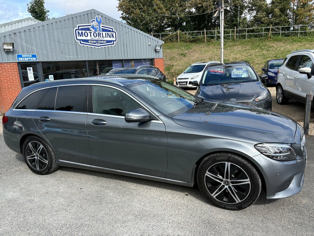 Mercedes-Benz C Class 2.0 C220d Sport Estate G-tronic Euro 6 Grey #2