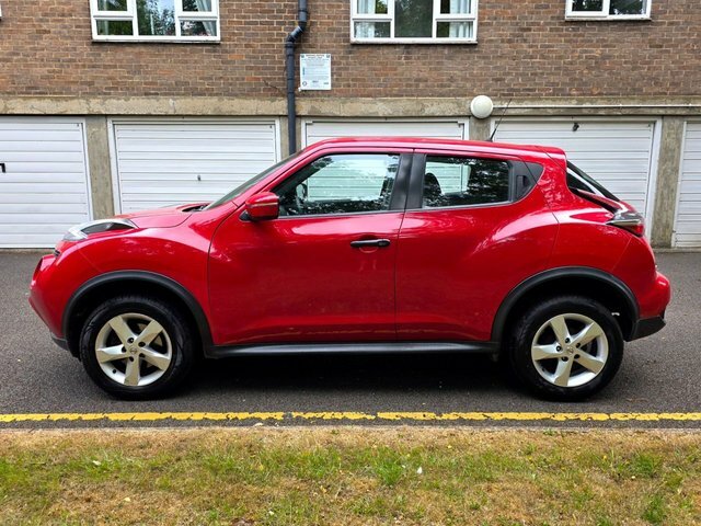 Nissan Juke Visia Suv Red #4