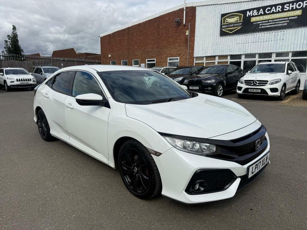 Honda Civic 1.0 Vtec Turbo Sr Cvt Euro 6 S S White