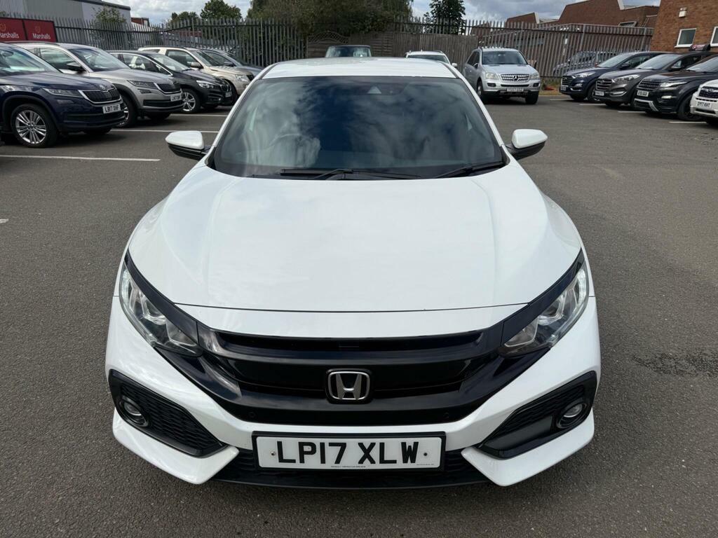 Honda Civic 1.0 Vtec Turbo Sr Cvt Euro 6 S S White #6