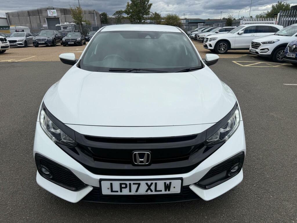 Honda Civic 1.0 Vtec Turbo Sr Cvt Euro 6 S S White #3