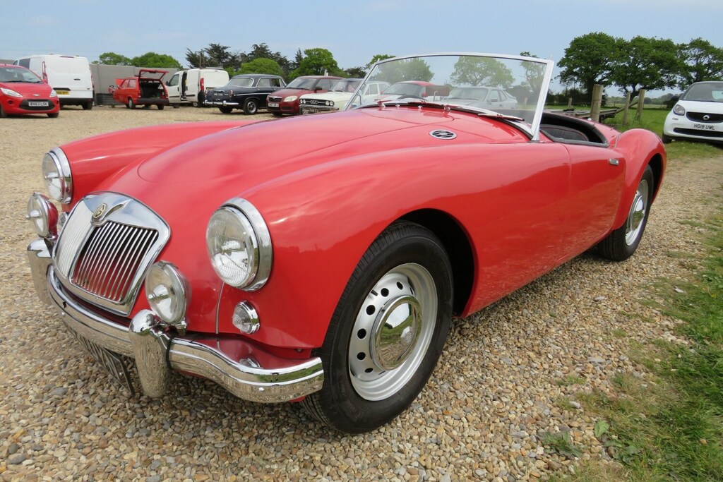 MG MGA Roadster White #6