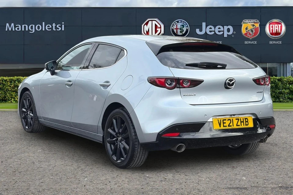 Mazda 3 2.0 E-skyactiv-x Mhev Gt Sport Euro 6 Ss VE21ZHB Silver #3