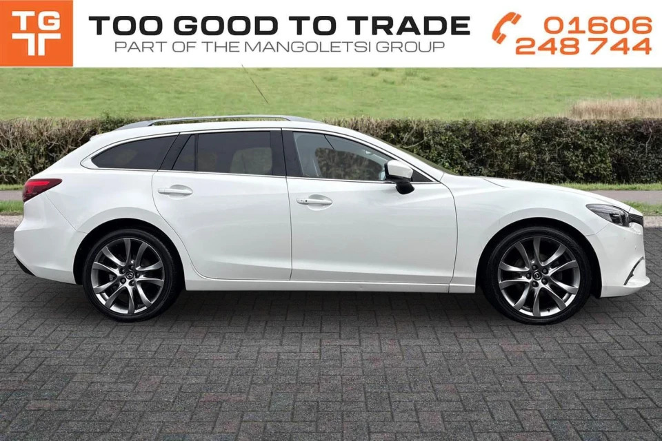 Mazda 6 2.2 Skyactiv-d Sport Nav Tourer Euro 6 Ss White #5
