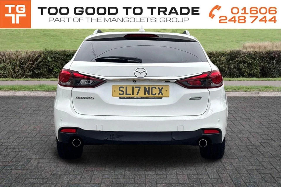Mazda 6 2.2 Skyactiv-d Sport Nav Tourer Euro 6 Ss White #4
