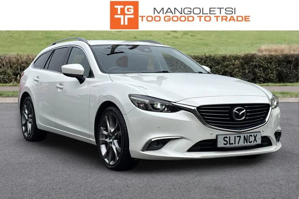 Mazda 6 2.2 Skyactiv-d Sport Nav Tourer Euro 6 Ss White