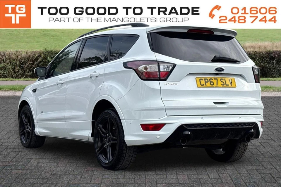 Ford Kuga 2.0 Tdci Ecoblue St-line Awd Euro 6 Ss White #3