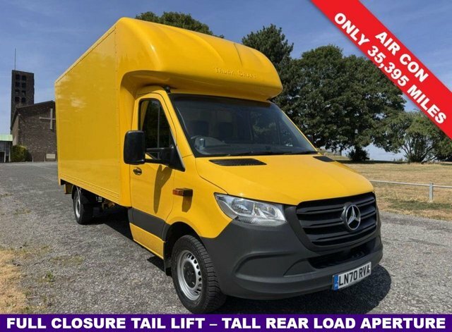 Mercedes-Benz Sprinter 2.1 314Cdi 3.5T. Luton Large Tail Lift Air Con Rwd Yellow