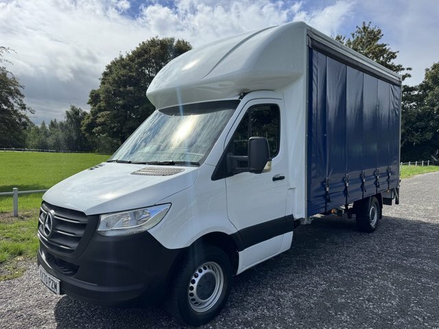 Mercedes-Benz Sprinter 2.1 316Cdi 3.5T. Lwb 4.2M Curtainside Tail Lift Eu White #2