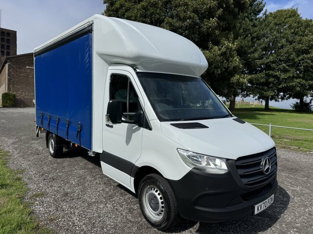 Mercedes-Benz Sprinter 2.1 316Cdi 3.5T. Lwb 4.2M Curtainside Tail Lift Eu White