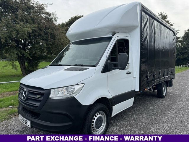 Mercedes-Benz Sprinter 2.0 315Cdi 3.5T. Lwb 4.2M. Curtainside Large Tail White
