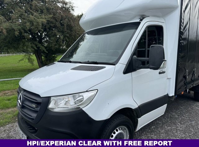 Mercedes-Benz Sprinter 2.0 315Cdi 3.5T. Lwb 4.2M. Curtainside Large Tail White #5
