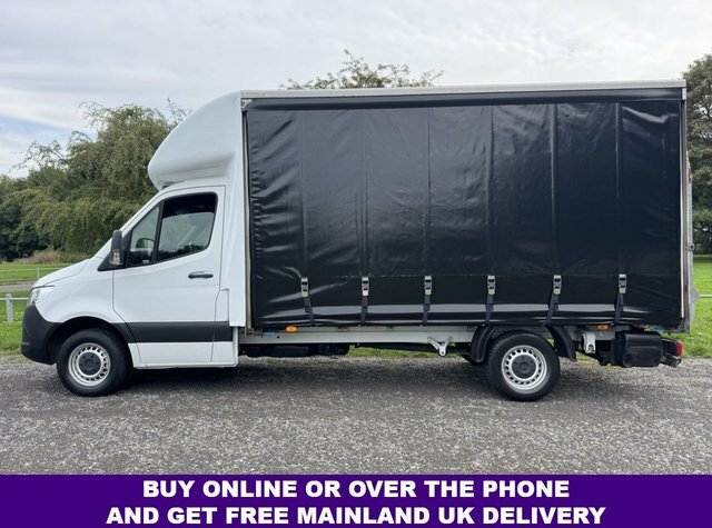 Mercedes-Benz Sprinter 2.0 315Cdi 3.5T. Lwb 4.2M. Curtainside Large Tail White #6