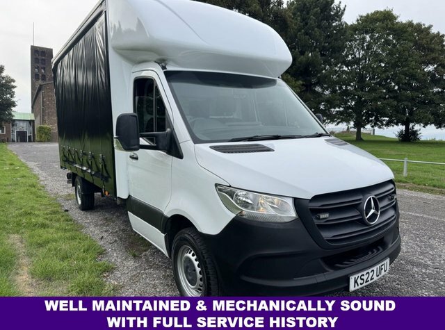 Mercedes-Benz Sprinter 2.0 315Cdi 3.5T. Lwb 4.2M. Curtainside Large Tail White #2