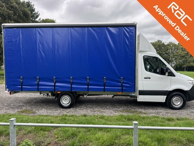 Mercedes-Benz Sprinter 2.1 314Cdi Lwb 3.5T. New 5.2M 17Ft Curtainside B White #3