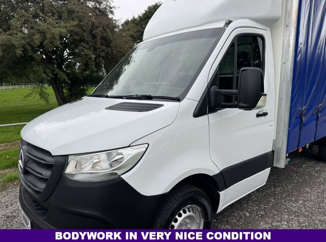 Mercedes-Benz Sprinter 2.1 314Cdi Lwb 3.5T. New 5.2M 17Ft Curtainside B White #6