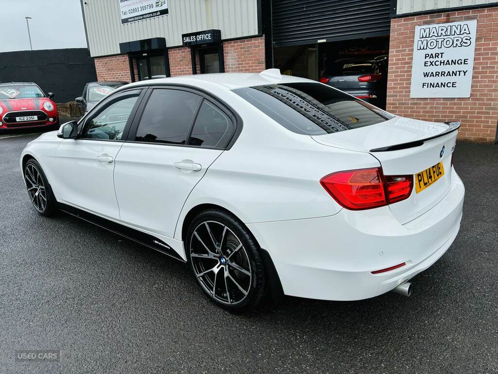 BMW 3 Series 320D Efficientdynamics White #6
