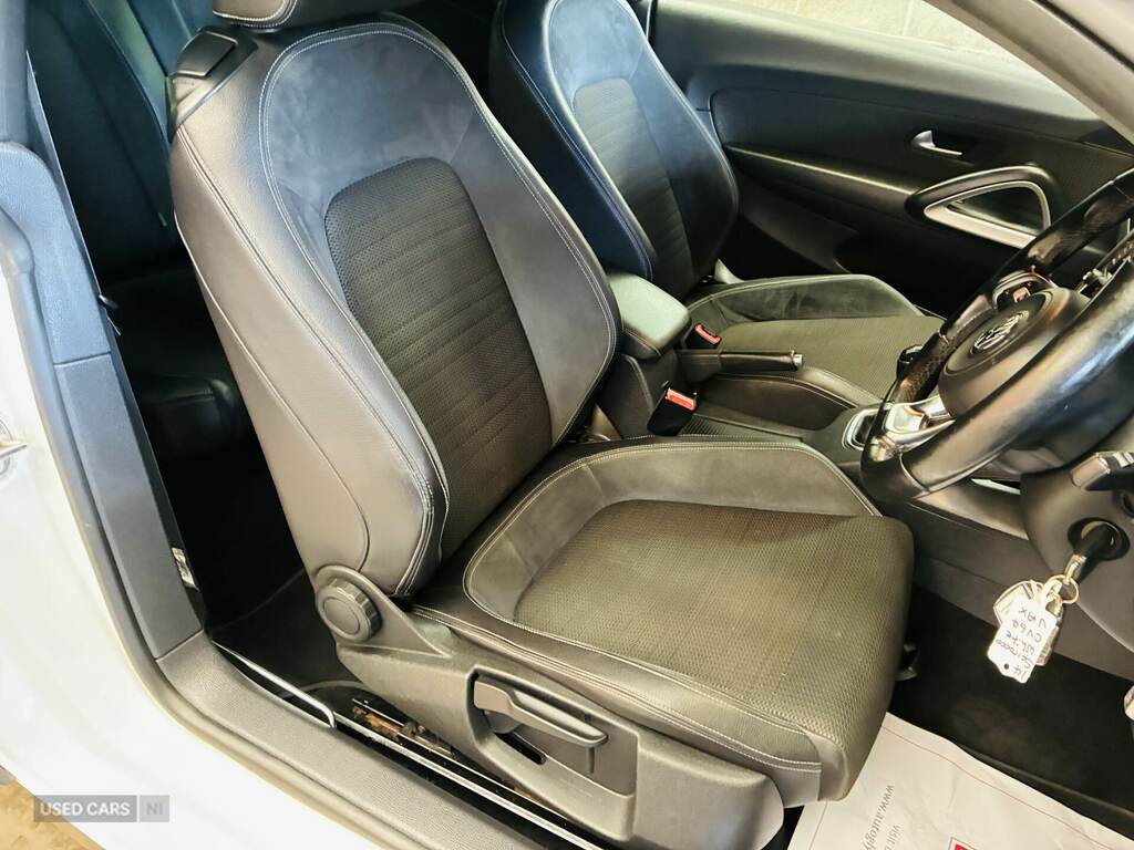 Volkswagen Scirocco Hatchback 2.0 Tdi R-line Dsg Euro 5 Leather, White #10