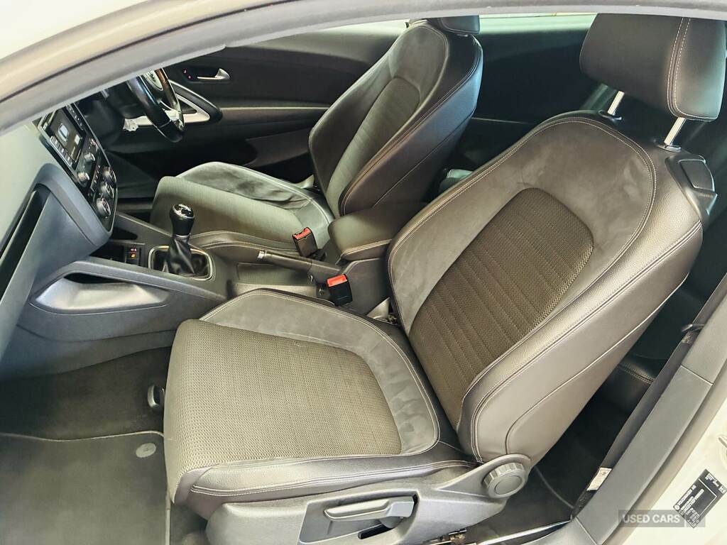 Volkswagen Scirocco Hatchback 2.0 Tdi R-line Dsg Euro 5 Leather, White #9