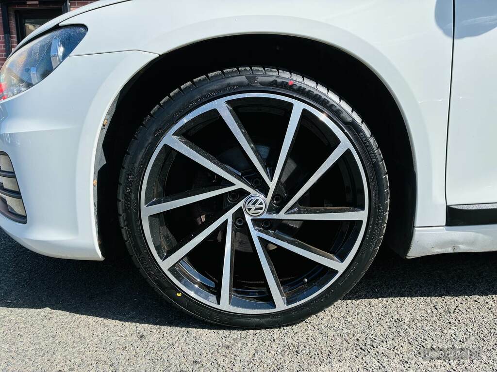 Volkswagen Scirocco Hatchback 2.0 Tdi R-line Dsg Euro 5 Leather, White #7